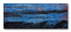 Zeit aus den Fugen | 60 x 150 cm | Acryl, Pigmente, Spachtelmasse, Baumwolle, Holzplatte | 2016